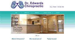 Desktop Screenshot of dredwardschiropractic.com