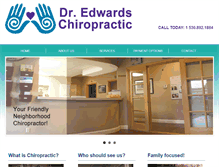 Tablet Screenshot of dredwardschiropractic.com